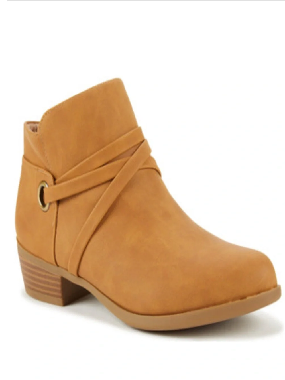 NWOB Life Stride Amara Tan Ankle Booties Size 11W